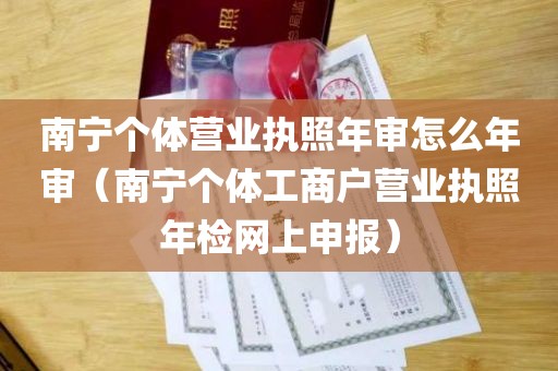 南宁个体营业执照年审怎么年审（南宁个体工商户营业执照年检网上申报）