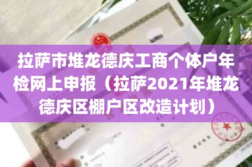 拉萨市堆龙德庆工商个体户年检网上申报（拉萨2021年堆龙德庆区棚户区改造计划）