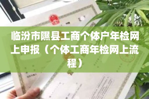 临汾市隰县工商个体户年检网上申报（个体工商年检网上流程）