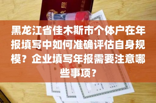 黑龙江省佳木斯市个体户在年报填写中如何准确评估自身规模？企业填写年报需要注意哪些事项？