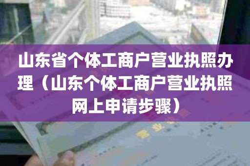 山东省个体工商户营业执照办理（山东个体工商户营业执照网上申请步骤）