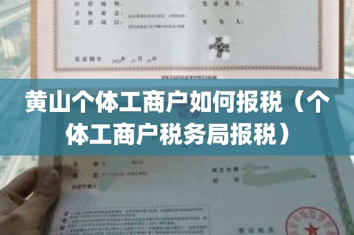 黄山个体工商户如何报税（个体工商户税务局报税）