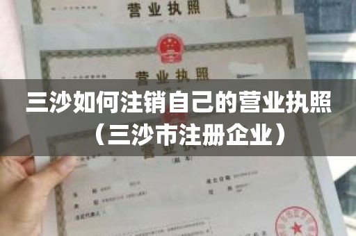 三沙如何注销自己的营业执照（三沙市注册企业）