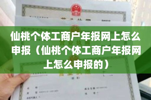 仙桃个体工商户年报网上怎么申报（仙桃个体工商户年报网上怎么申报的）