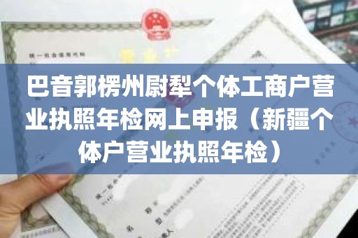 巴音郭楞州尉犁个体工商户营业执照年检网上申报（新疆个体户营业执照年检）