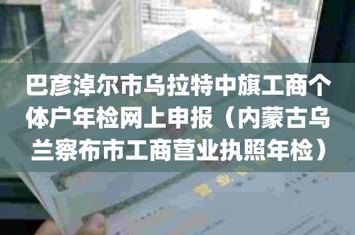 巴彦淖尔市乌拉特中旗工商个体户年检网上申报（内蒙古乌兰察布市工商营业执照年检）