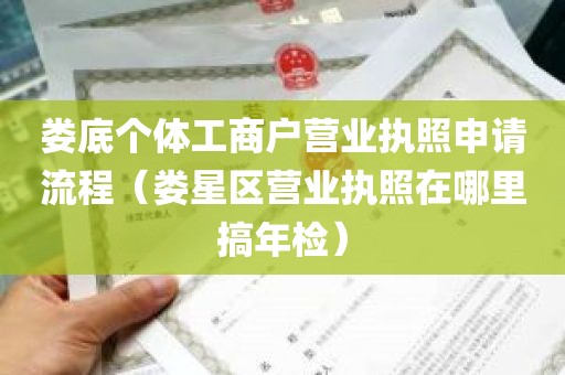 娄底个体工商户营业执照申请流程（娄星区营业执照在哪里搞年检）