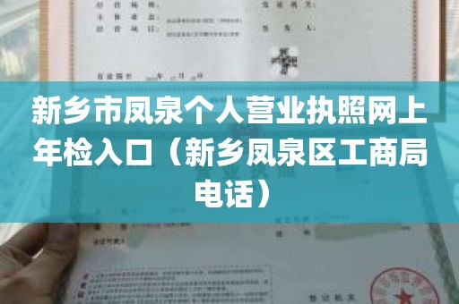 新乡市凤泉个人营业执照网上年检入口（新乡凤泉区工商局电话）