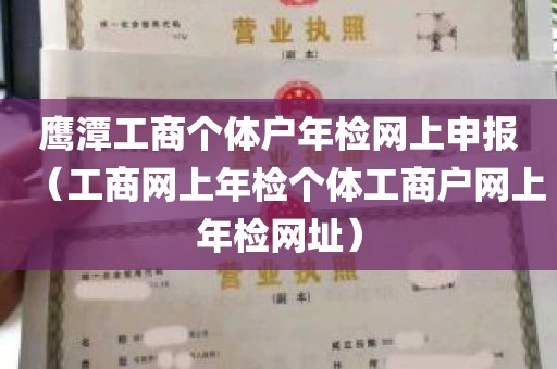 鹰潭工商个体户年检网上申报（工商网上年检个体工商户网上年检网址）