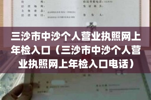 三沙市中沙个人营业执照网上年检入口（三沙市中沙个人营业执照网上年检入口电话）