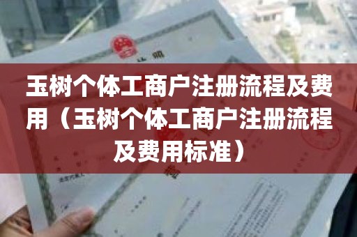 玉树个体工商户注册流程及费用（玉树个体工商户注册流程及费用标准）