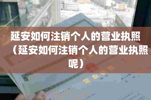 延安如何注销个人的营业执照（延安如何注销个人的营业执照呢）