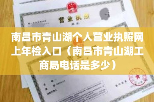 南昌市青山湖个人营业执照网上年检入口（南昌市青山湖工商局电话是多少）