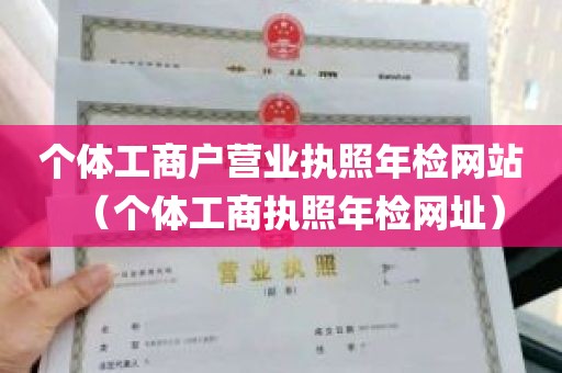 个体工商户营业执照年检网站（个体工商执照年检网址）