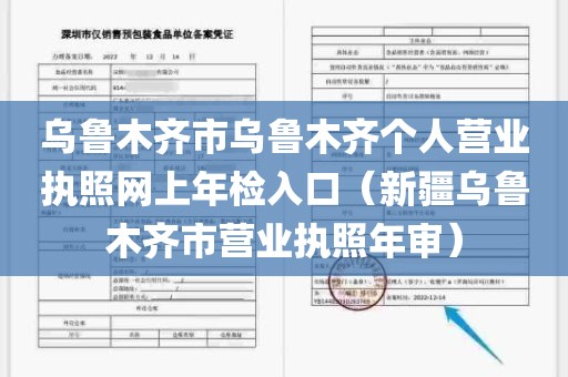 乌鲁木齐市乌鲁木齐个人营业执照网上年检入口（新疆乌鲁木齐市营业执照年审）