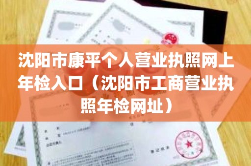 沈阳市康平个人营业执照网上年检入口（沈阳市工商营业执照年检网址）