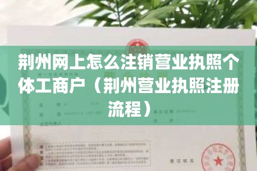 荆州网上怎么注销营业执照个体工商户（荆州营业执照注册流程）