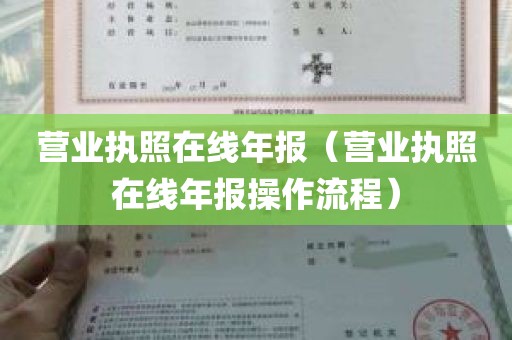 营业执照在线年报（营业执照在线年报操作流程）