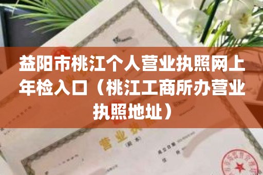 益阳市桃江个人营业执照网上年检入口（桃江工商所办营业执照地址）