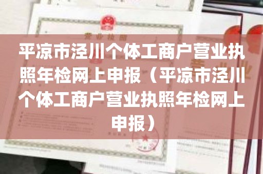 平凉市泾川个体工商户营业执照年检网上申报（平凉市泾川个体工商户营业执照年检网上申报）