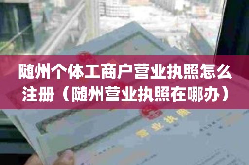 随州个体工商户营业执照怎么注册（随州营业执照在哪办）