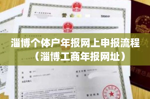 淄博个体户年报网上申报流程（淄博工商年报网址）