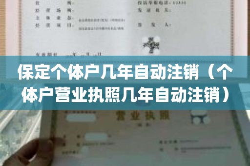 保定个体户几年自动注销（个体户营业执照几年自动注销）