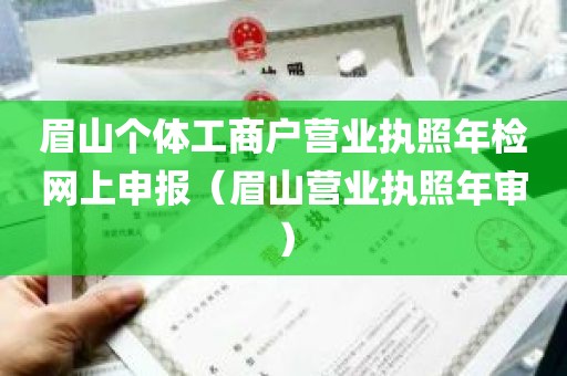 眉山个体工商户营业执照年检网上申报（眉山营业执照年审）