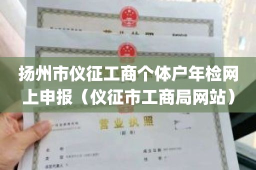 扬州市仪征工商个体户年检网上申报（仪征市工商局网站）