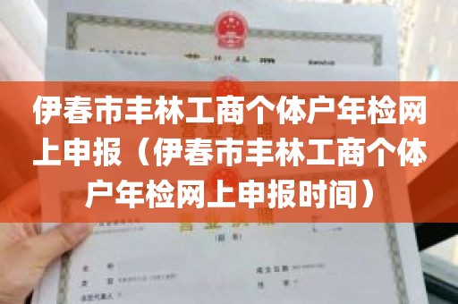 伊春市丰林工商个体户年检网上申报（伊春市丰林工商个体户年检网上申报时间）