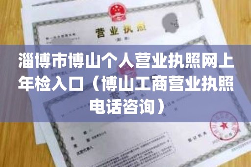 淄博市博山个人营业执照网上年检入口（博山工商营业执照电话咨询）