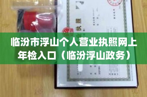 临汾市浮山个人营业执照网上年检入口（临汾浮山政务）