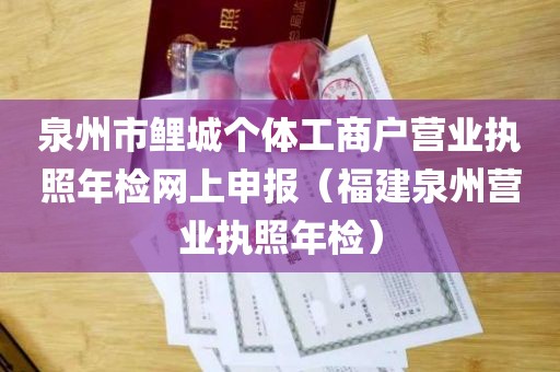 泉州市鲤城个体工商户营业执照年检网上申报（福建泉州营业执照年检）