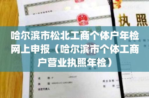 哈尔滨市松北工商个体户年检网上申报（哈尔滨市个体工商户营业执照年检）