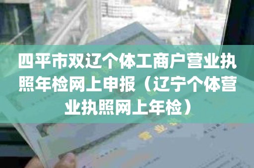 四平市双辽个体工商户营业执照年检网上申报（辽宁个体营业执照网上年检）