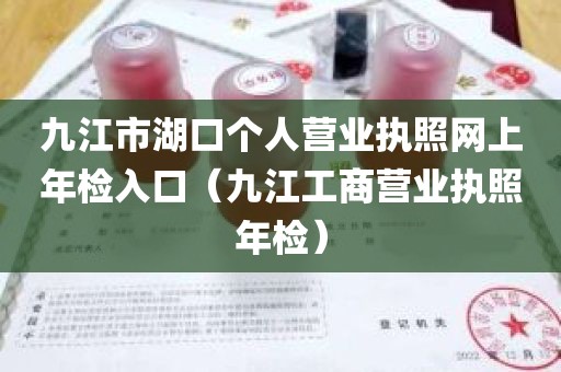 九江市湖口个人营业执照网上年检入口（九江工商营业执照年检）