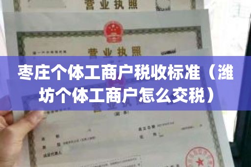 枣庄个体工商户税收标准（潍坊个体工商户怎么交税）