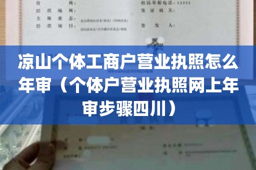 凉山个体工商户营业执照怎么年审（个体户营业执照网上年审步骤四川）