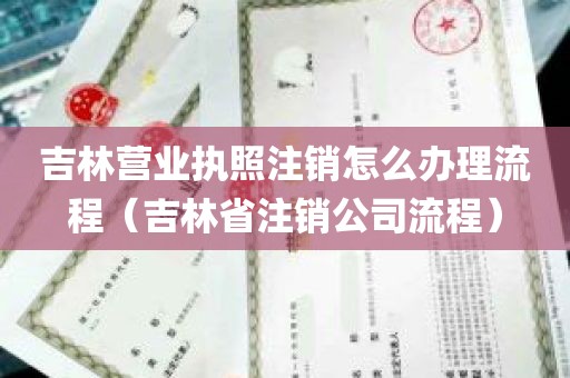 吉林营业执照注销怎么办理流程（吉林省注销公司流程）