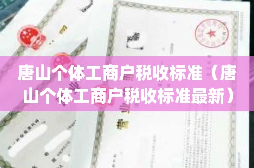 唐山个体工商户税收标准（唐山个体工商户税收标准最新）