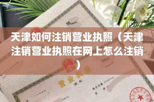 天津如何注销营业执照（天津注销营业执照在网上怎么注销）